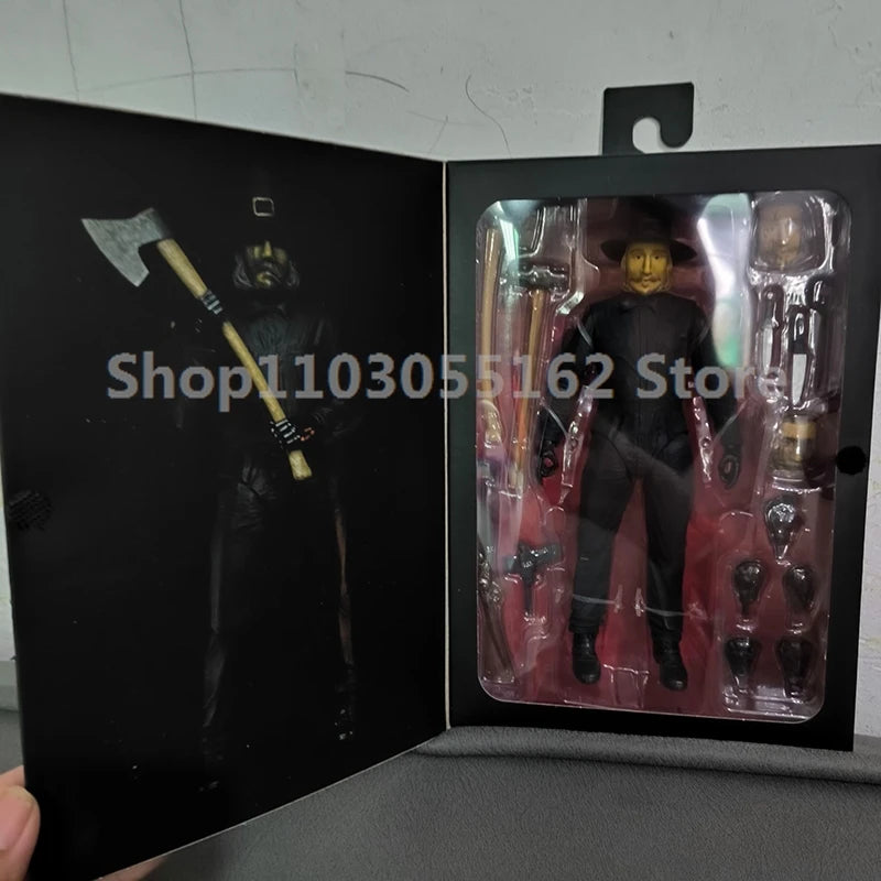 7inch Original NECA Thanksgiving There Will Be No Leftovers Ultimate John Carver Action Figure Anime Collectiblble Model Gift