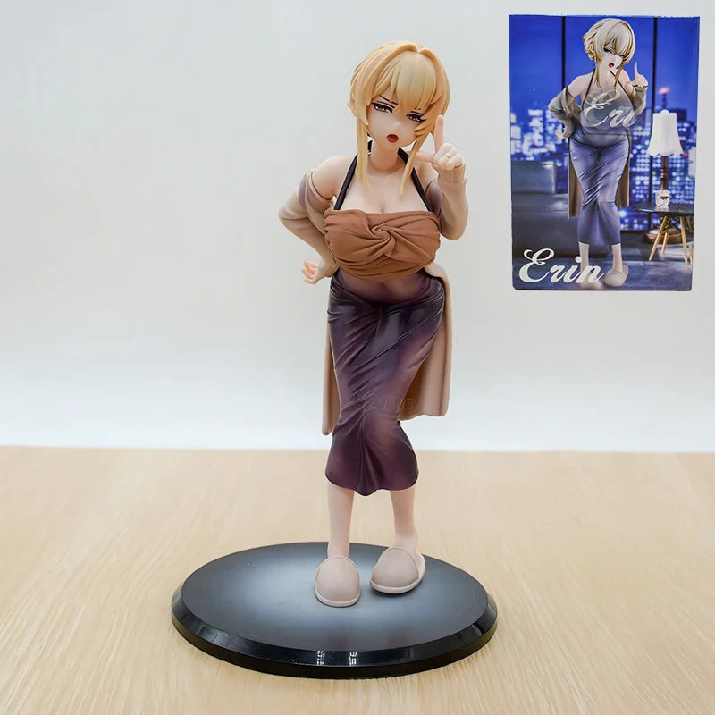 21cm Animester Dress Erin Anime Girl Figure Erin Illustrated by Gwan-E Action Figure Dongtan Figurine Sexy Model Doll Toys Gifts