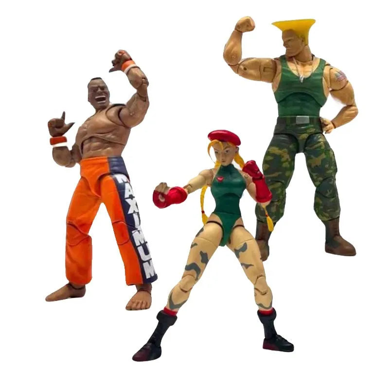 Jada Street Fighter 6 Cammy White Guile Dee Jay Model   Toy Anime Figure Action Figure Street Fighter Model Gift Collect Doll
