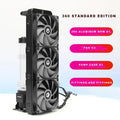 External computer water cooling kit, Reservoir and Pump Combo 240/280/360 radiator, CPU and graphics card water cooling kit