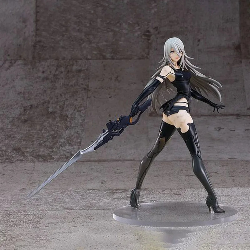 BANDAI Authentic NieR:Automata Ver11a-YoRHa Type A No 2-Pop Up Parade Anime Cartoon Collection Series Model Cartoon Character