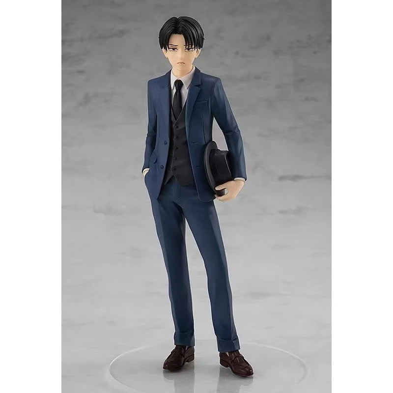 GSC Original POP UP PARADE Series Attack on Titan Levi Annie Leonhart Movable Figurine Model Toys Collectible Ornaments Gifts