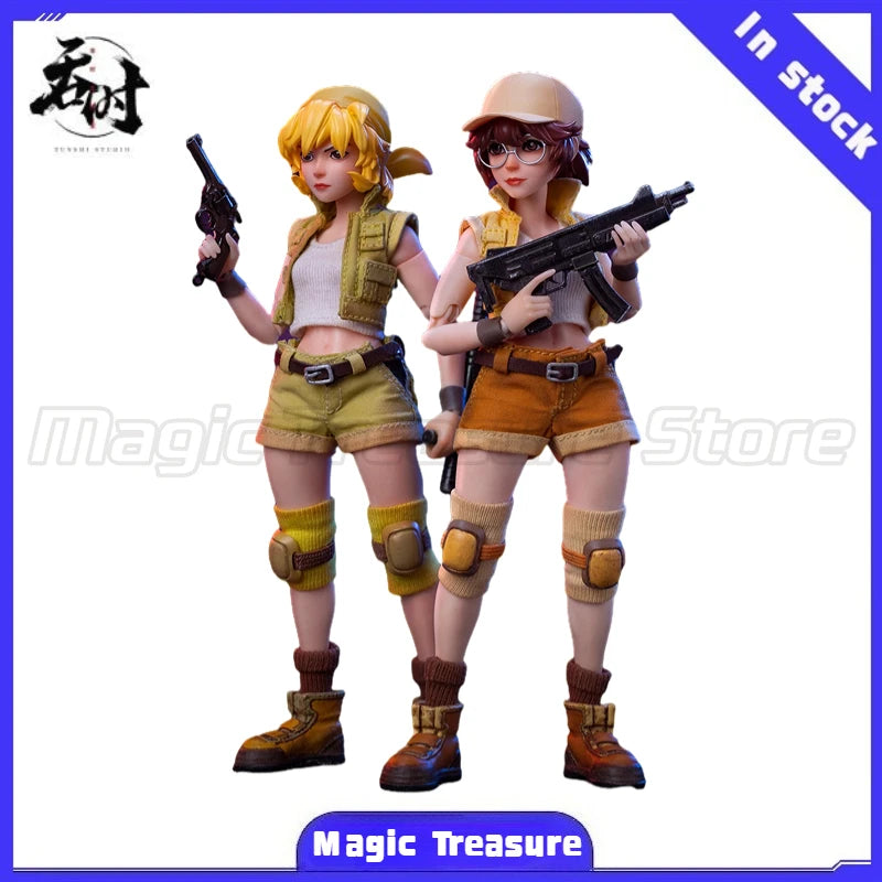 【MT】Original TUN SHI Metal Slug 3 Eri Kasamoto Fiolina Germi 1/12 Action Figure Toy Collection
