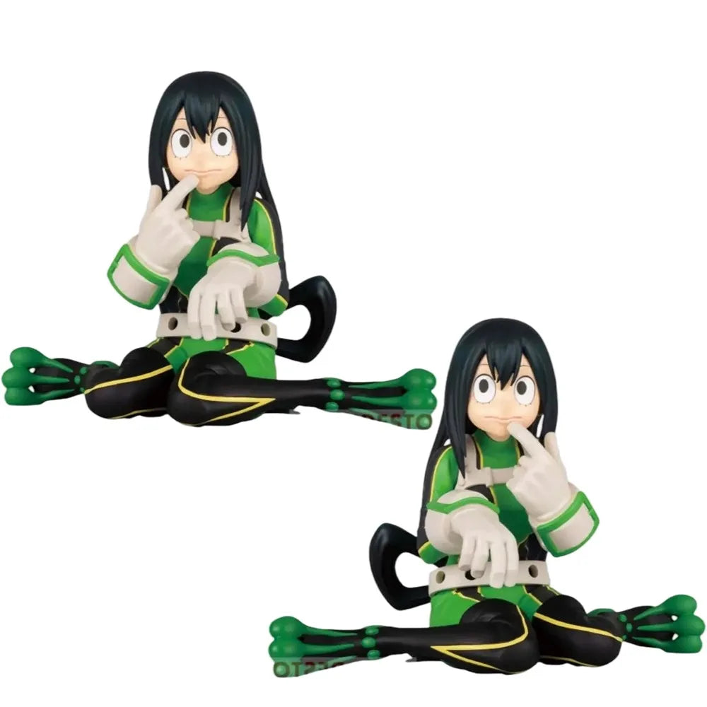 In Stock Original My Hero Academia Tsuyu Bandai Banpresto Break Time Collection Vol.6 Anime Merchandise Action Figure Figurine