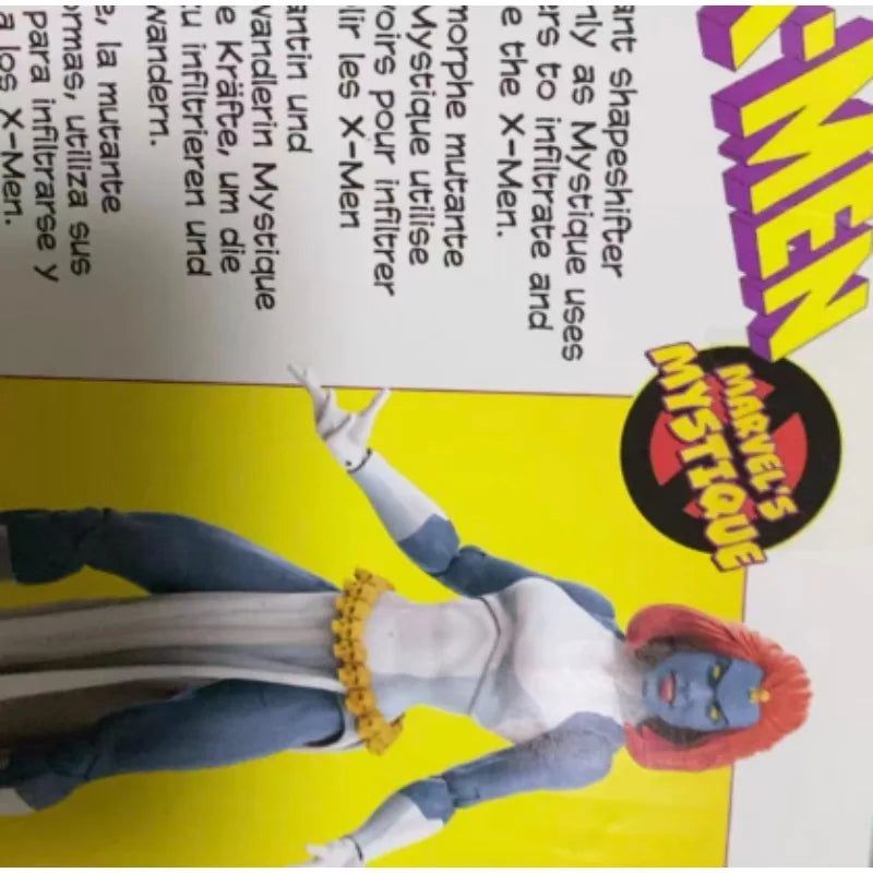 Original Hasbro Marvel Legends Series X-MAN Mystique Anime Figure Toys Collection Gifts