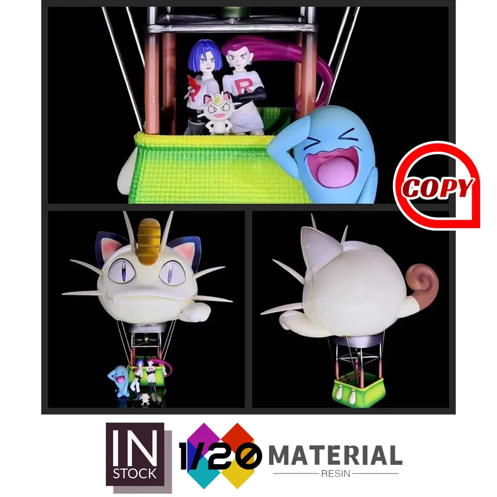[In Stock]1/20 Resin Scale World [COPY POKE H] – Meowth Hot-air Balloon Huge Split3
