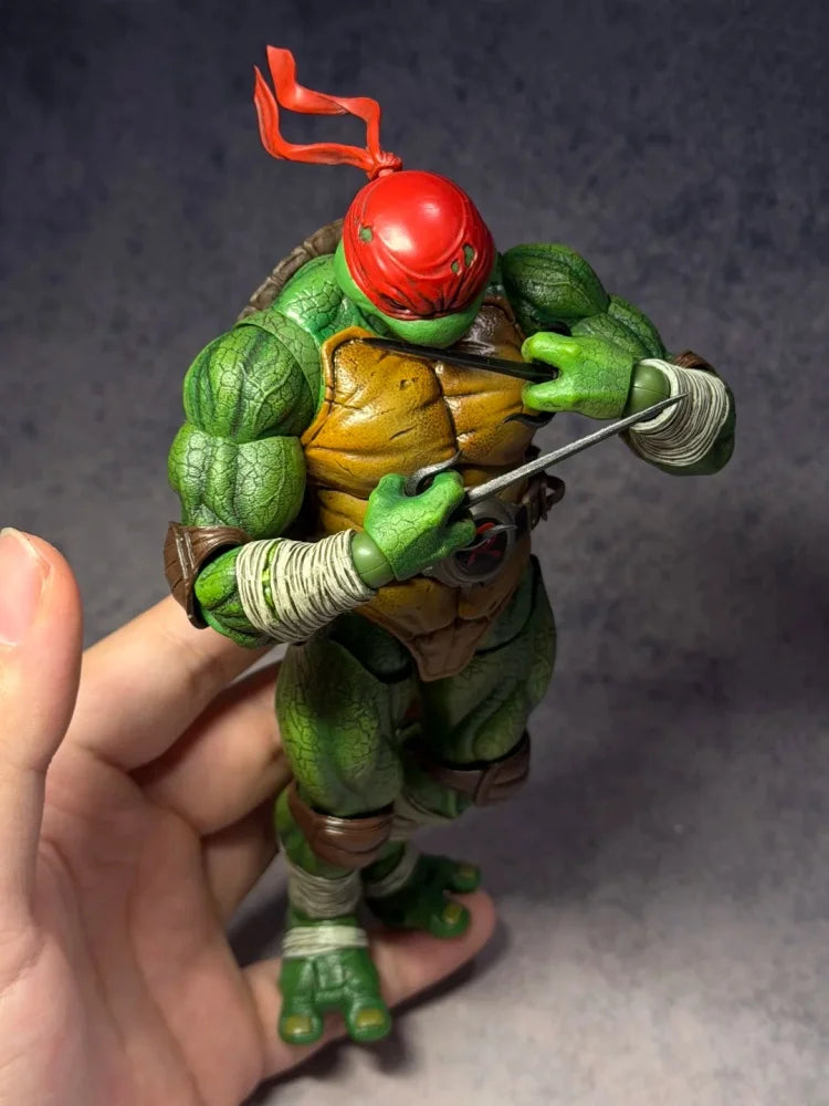 Lingjihun TMNT 1/12 Scale 16-17cm Leonardo Donatello Michelangelo Raphael Articulated Collectible Action Figure Anime Figure
