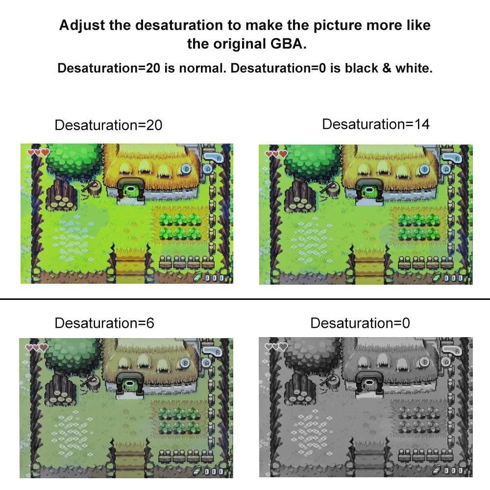 Hispeedido TYPE-C 1800 mah Battery Drop in 3.0" V5 Laminated LCD display For GBA IPS highlight screen  w/ UV housing Shell