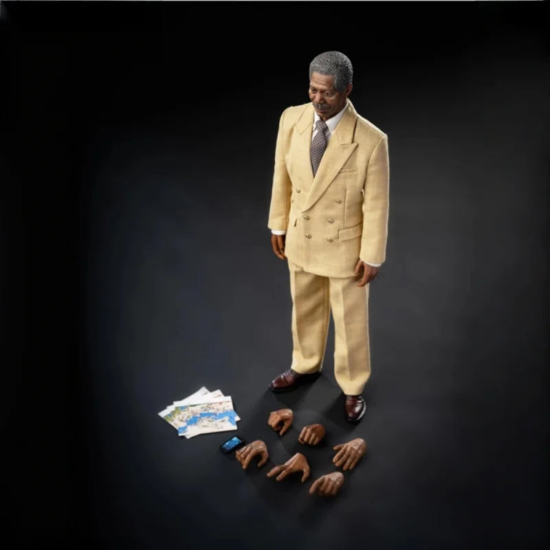 Giao Toys The Dark Knight Rises Cto Lucius Fox G003 Action Figure Pvc Model Collection Accessories Toy Gift Decoration Ornaments