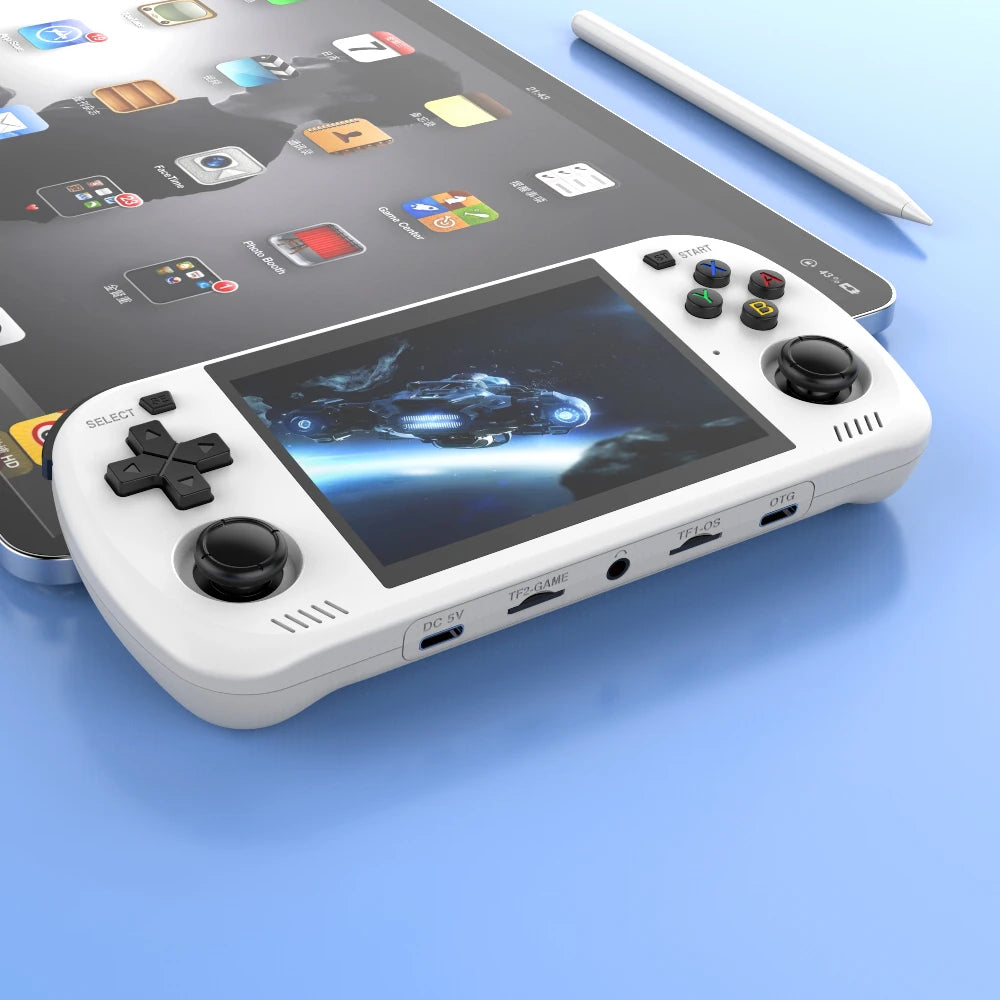 R36H PRO MAX retro portable gaming console features a 4.2-inch IPS display, comes with a built-in 64GB storage card, and include