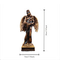 ERMAKOVA Resin Lucky Wealth Fortune Destiny Goddess Statue Mythic with Wing Angel Greek Figurine Sculpture Gift Home Decor