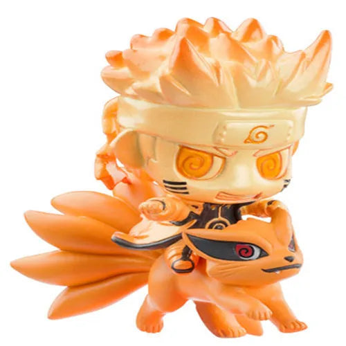 6pcs/set Anime Q-version NARUTO Necromancy Ninja War PVC Action Figures Kids Toys New Year's Christmas Gift 6cm