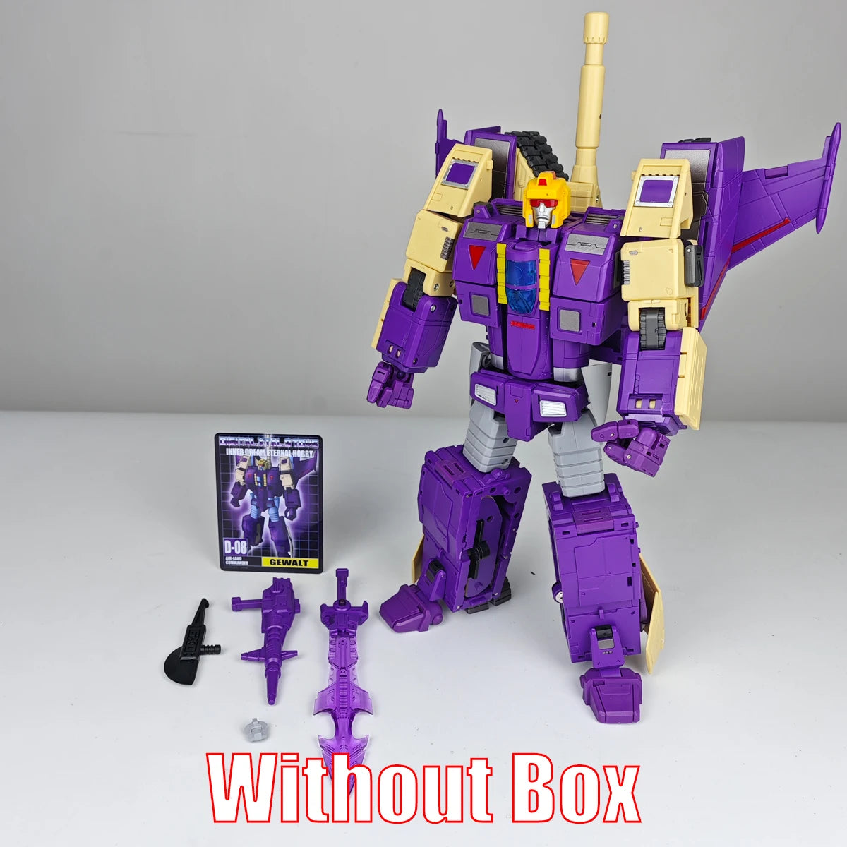 Transformation G1 DX9 D08 Gewalt 3.0 MP Scale Blitzwing Three Changes Aircraft Tank Model Action Figure Toys With Box