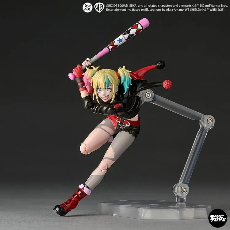 KAIYODO Amazing Yamaguchi Revoltech Harley Quinn Suicide Squad from Another World Action Figure Toy Model Gift