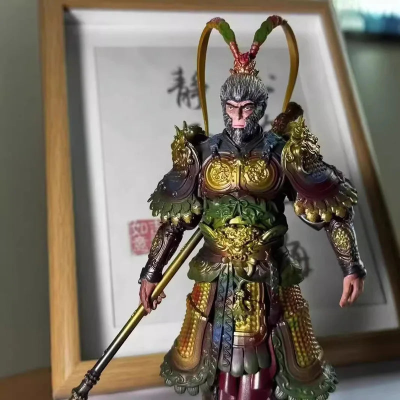 2024 New 21cm Black Myth: Wukong Action Figure Monkey King Bar Wukong Figure Models Statues Toys Room Ornaments Birthday Gift