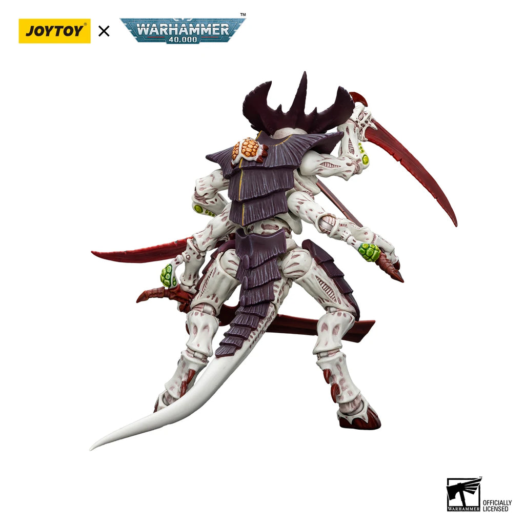 JOYTOY Warhammer 40K 1/18 Action Figure Tyranids  Hive Fleet Leviathan Tyranid Warrior with Boneswords Anime Military TOY