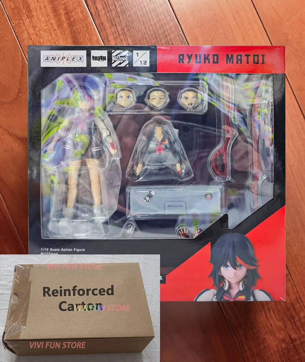 In Stock Aniplex BUZZmod Matoi Ryuuko Movable Model Toys 1/12 Scale Action Figure Kill La Kill