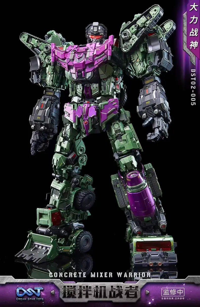 In Stock Dream Star Toys DST Devastator Scavenger Scrapper Deformation Movability Model Toys DST02-001-006 Excavator Bulldozer