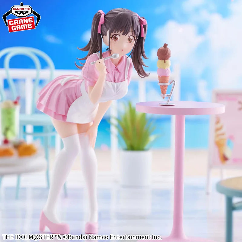 In stock Original Anime THE IDOLM@STER SHINY COLORS ESPRESTO-Sweetest pose-CHIYOKO SONODA Action Figure PVC Model Toys