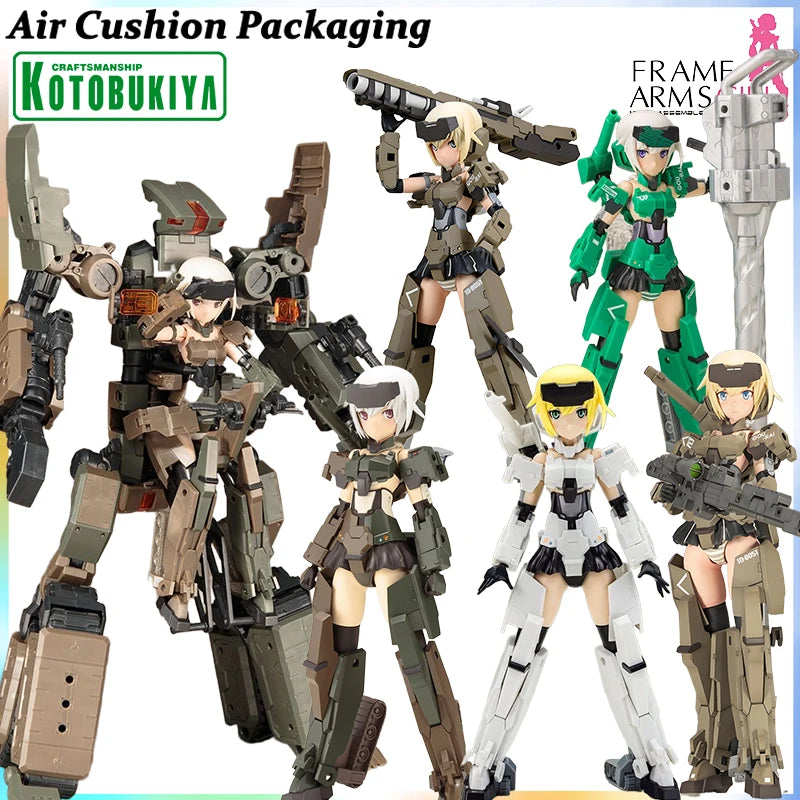 Kotobukiya FAG Genuine FRAME ARMS GIRL Series GOURAI Complete GOURAI Kai 1.0 2.0 Samurai Armory TV Ver Action Figures Model Toys