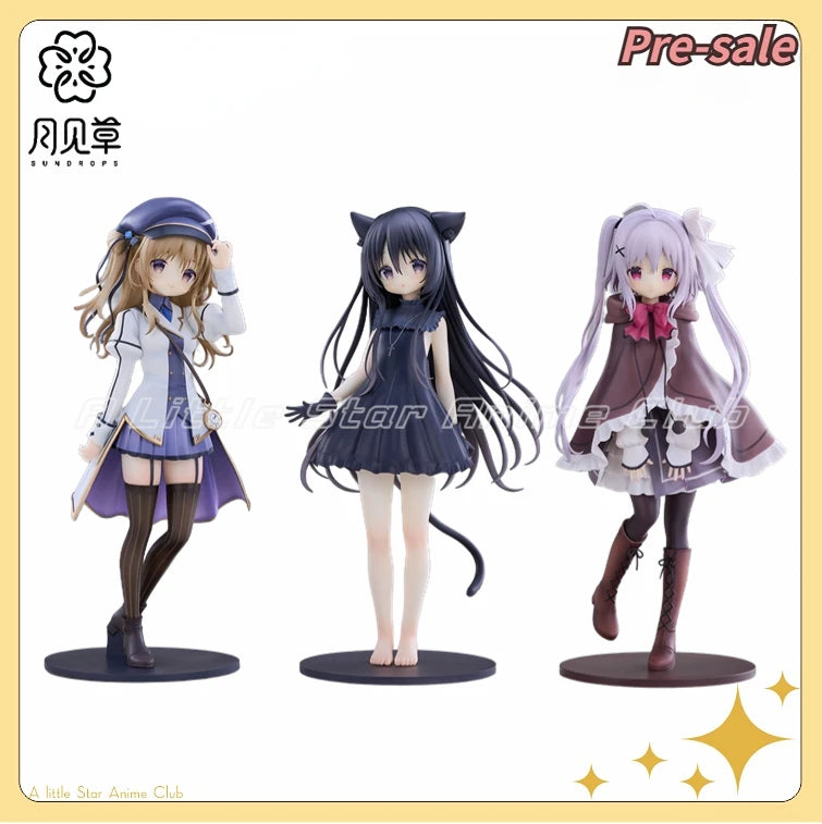 Original SUNDROPS Hoshizora Tetsudou To Shiro No Tabi Karuha/Noir/Neri 1/7 Collection Anime Figures Toys