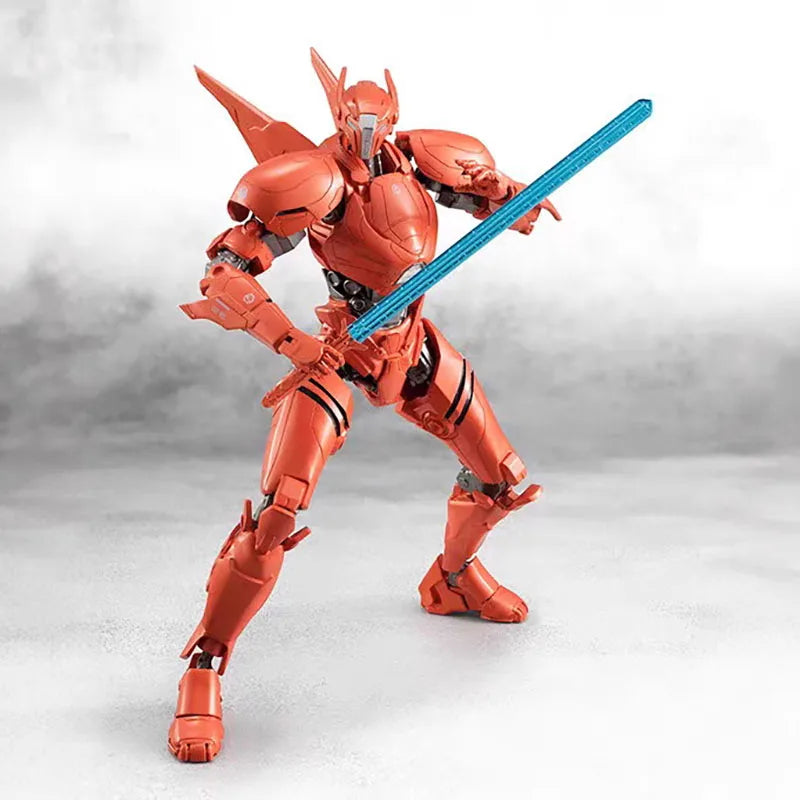 Combat mecha model, anime robot assembly, figurine toy model, movable figurine model