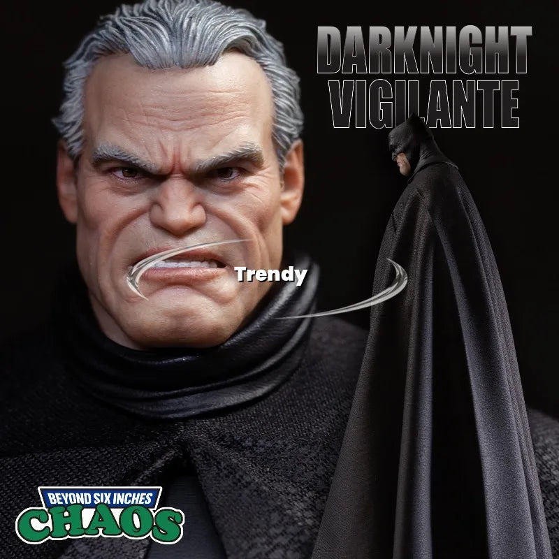 【In Stock】Chaos No002 1/12 Night Vigilante Dark Knight Returns Superman Cartoon Character Toy Model Gift.