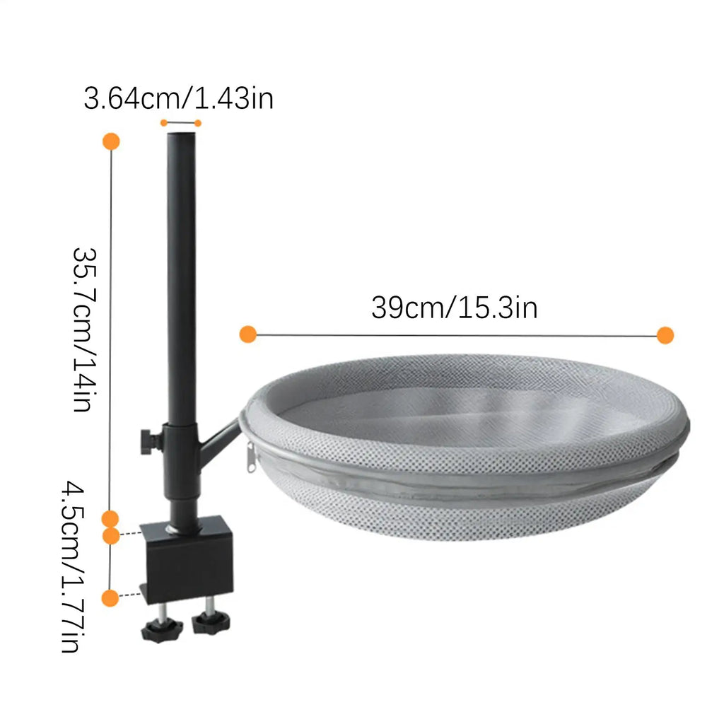 Cat Desk Bed 360 Rotating Pet Hammock detachable comfortable soft pet bed Table Mount for game table kitchen countertop desk