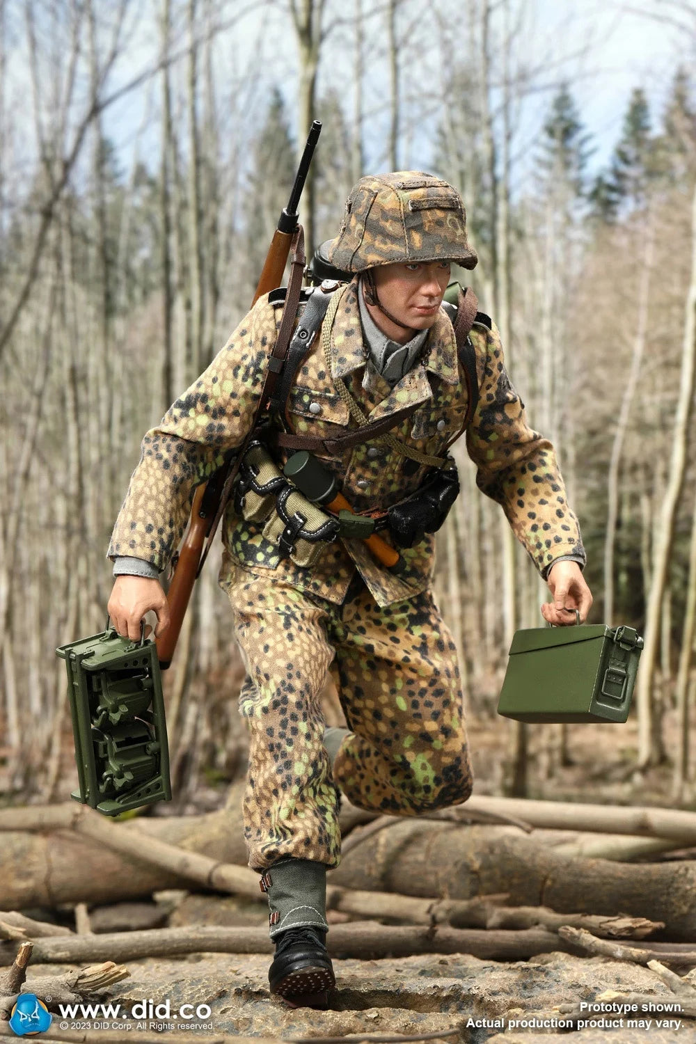 For Sale 1/6 DID D80171 WWII Series Soldier G43 Transport Action Figure MG42 Gift Full Set Model For Fans Collect