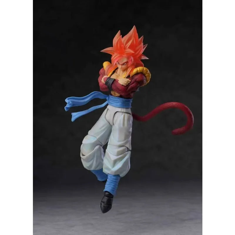 Kamione Tonsenarttoys Dragon Ball SHF Gogeta SSJ4 Anime Action Figures Toys Model