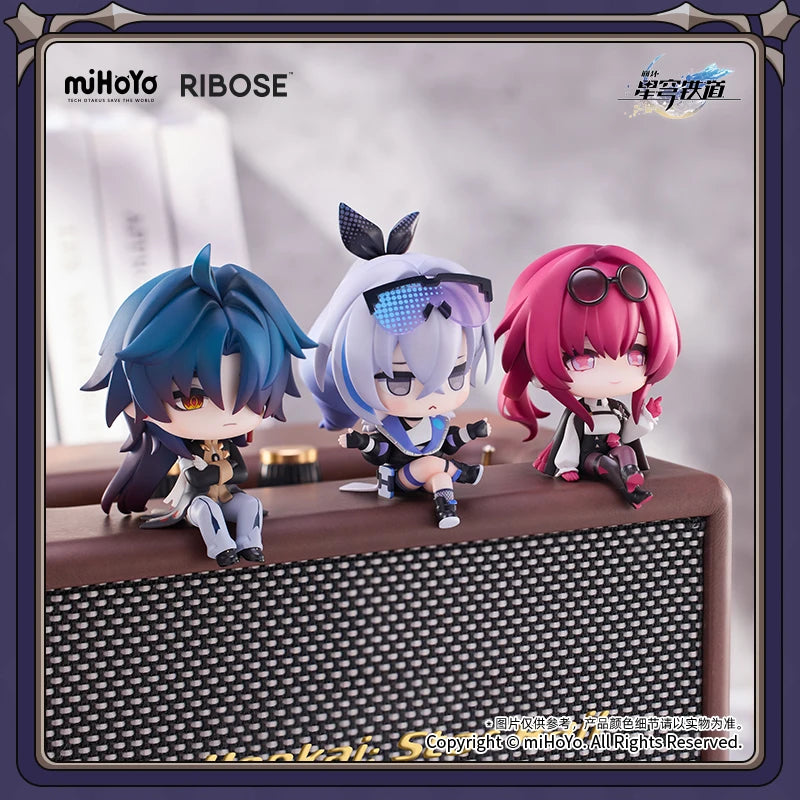 IN STOCK RIBOSE Honkai Star Rail Jimee's Parlor Series Q Figure Set SilverWolf DanHeng Kafka Blade Fast Shipping