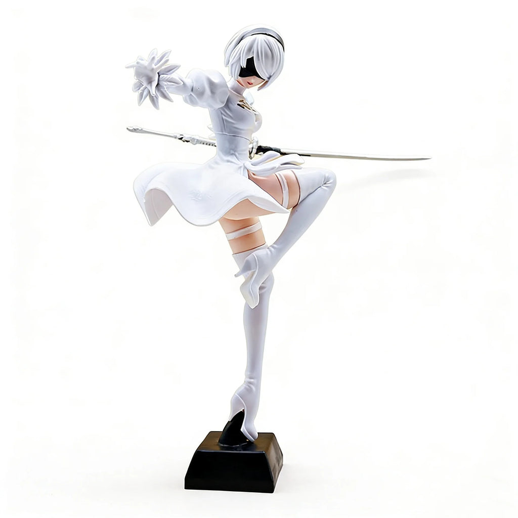 Nier Automata Yorha 2b Figure Anime Game Pvc Collectible Statue Pc Case Decoration Desktop Ornament Action Figure Model Toy Gift