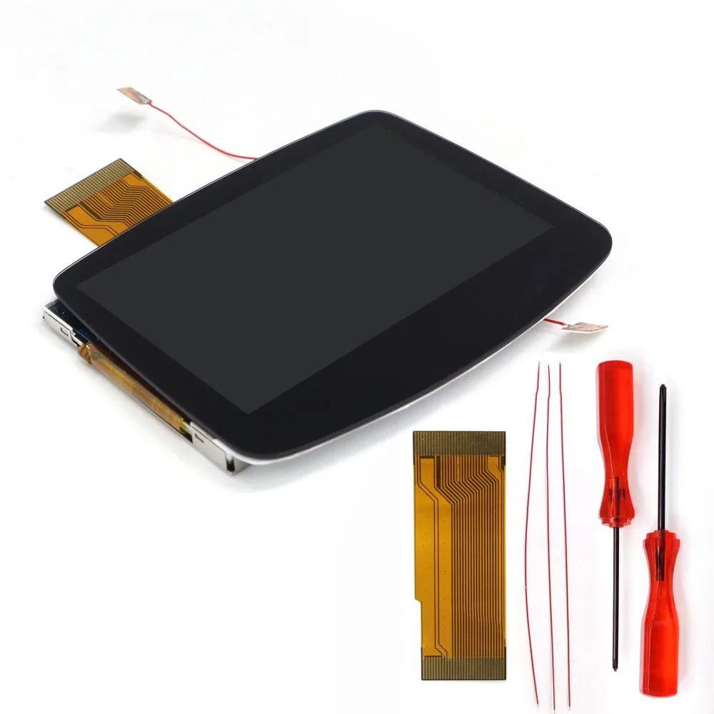 Hispeedido TYPE-C 1800 mah Battery Drop in 3.0" V5 Laminated LCD display For GBA IPS highlight screen  w/ UV housing Shell