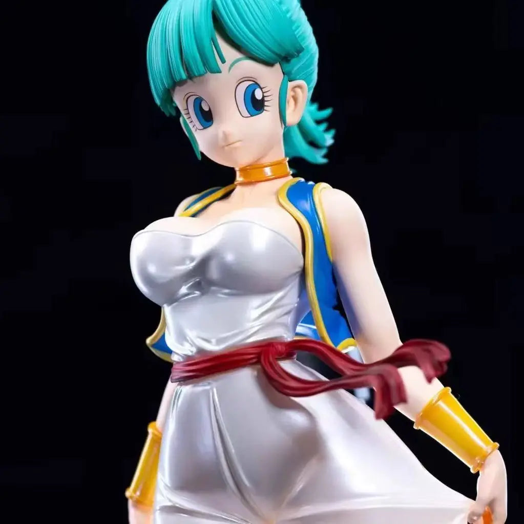 11.02in/28cm Anime Dragon Ball Z Figure Bulma Anime Figures  PVC Action Figures Collection Model Toys For Christmas Gifts