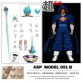 M-unitStudioVegito figura Dragon Ball Super Saiyan Dios Vegito Oni-mascarado Nightwalker Anime figuras de acción modelo juguetes