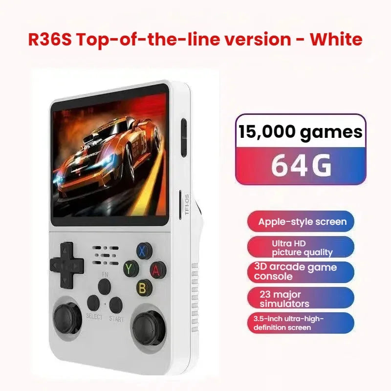 Upgrade The Open Source Handheld R36S Handheld Game Console PSP Classic GBA Portable Retro Arcade HD Big Screen.