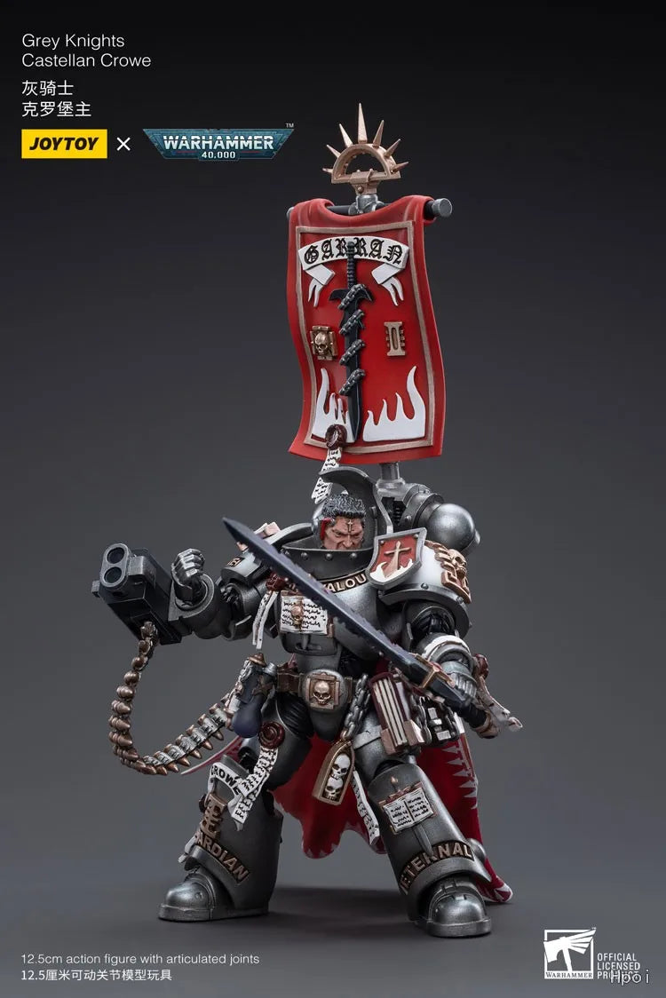 【SF】JOYTOY 1/18 Action Figures Grey Knights Castellan Crowe  Anime Model  Gifts  Collection Toys