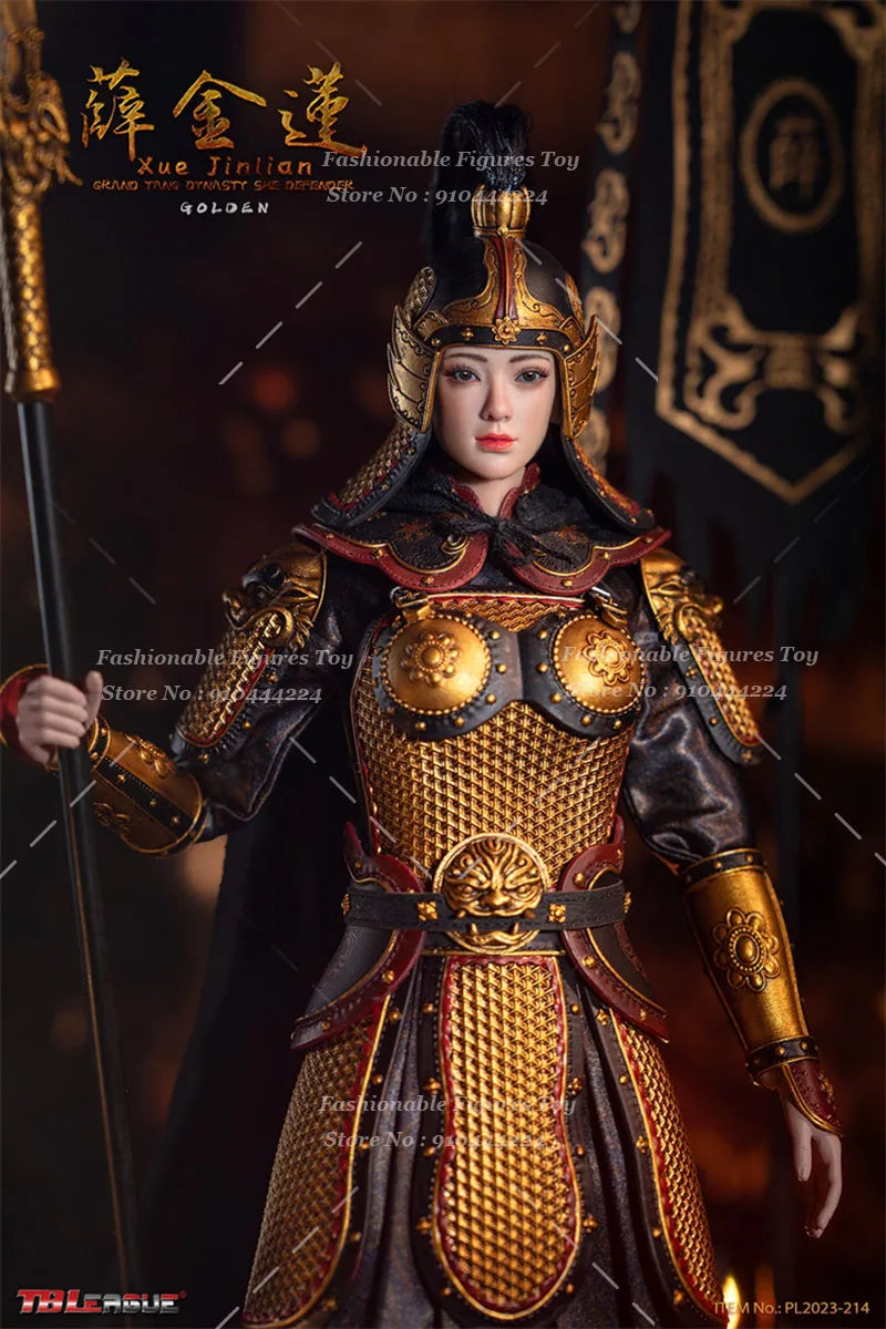TBLeague 1/6 Women Soldier Xuejinlian Brave Tang Dynasty Female Generals 12Inch Full Set Action Figure Body Collectib