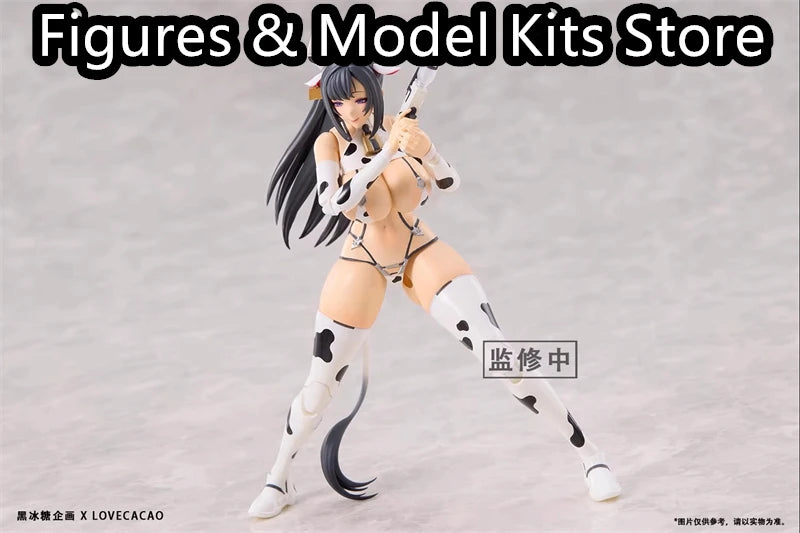【Pre-Sale】 Black Candy Project Milky White Milk Cow Girl 1/12 Action Model Collectible Figure Toys