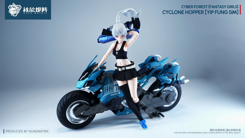 New Nuclear Matrix Cyber Forest Fantasy Girls Cyclone Hopper YIO FUNG SIM Hurricane Locust Leaf Wind ChanAssembly Model Kit Toy