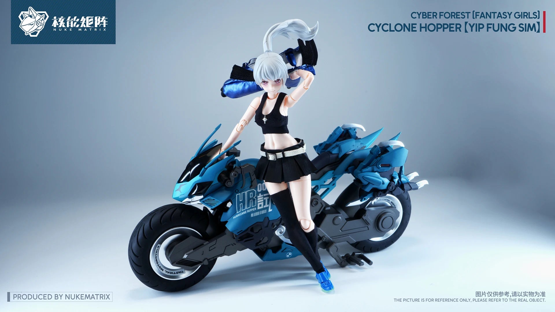 New Nuclear Matrix Cyber Forest Fantasy Girls Cyclone Hopper YIO FUNG SIM Hurricane Locust Leaf Wind ChanAssembly Model Kit Toy