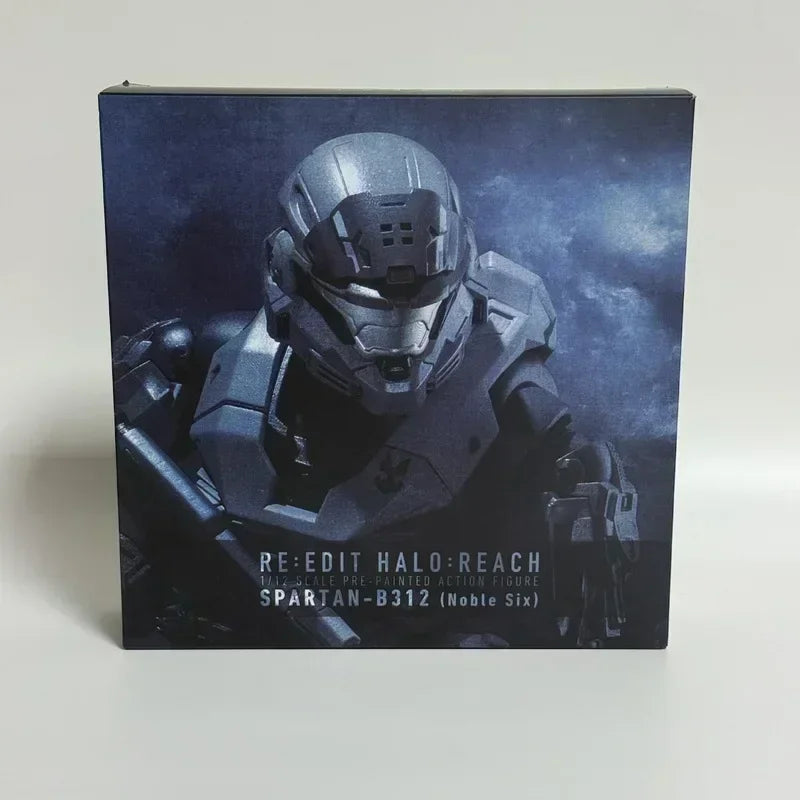 NEW-HOT Spartan-B312 Noble Six Garage Kit Anime Peripherals Manual Action Figure Model Desktop Ornament Otaku Anime Game  Gifts