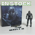 NEW-HOT Spartan-B312 Noble Six Garage Kit Anime Peripherals Manual Action Figure Model Desktop Ornament Otaku Anime Game  Gifts