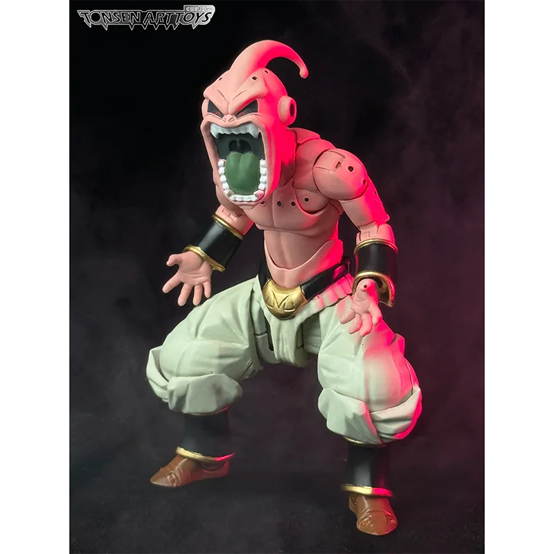 100% In Stock Original Tonsenarttoys Dragon Ball SHF Majin Buu Adolescent Malevolence Anime Action Collection Figures Model Toys