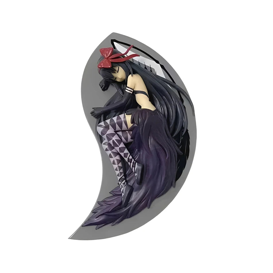 Magical Girl Xiaoyuan Anime Handmade Sleeping Position Xiaoyuan Xiaomei Flame Figure PVC Model Desktop Ornament Peripheral Gift