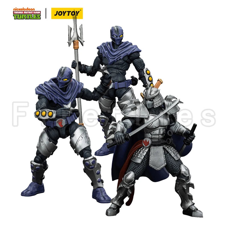 1/18 JOYTOY Action Figure Turtles Shredder Foot Clan AB Re-issue Version Anime Model Toy