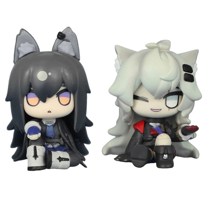 Arknights Logos Anime Game Figure Civilight Eterna/Wiš'adel Action Figure Lappland/Amiya/Texas Figure Collectible Model Doll Toy