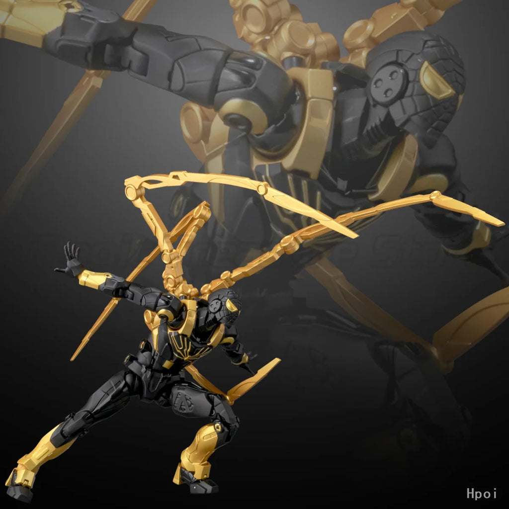 【MT】Sentinel Marvel Fighting Armor IRON SPIDER SPIDER-MAN ONYX STEALTH TECH Anime Figure Collection Model Toys
