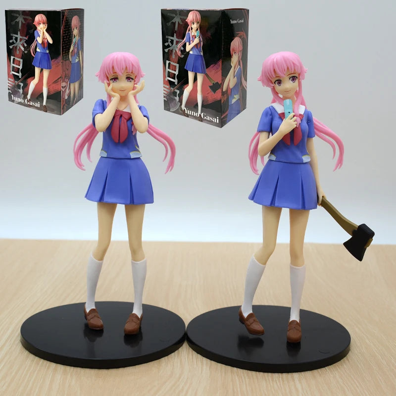 #2316 Mirai Nikki Yuno Gasai Anime Figure Pop Up Parade Future Diary Gasai Yuno Action Figure Collectible Model Doll Toys Gifts