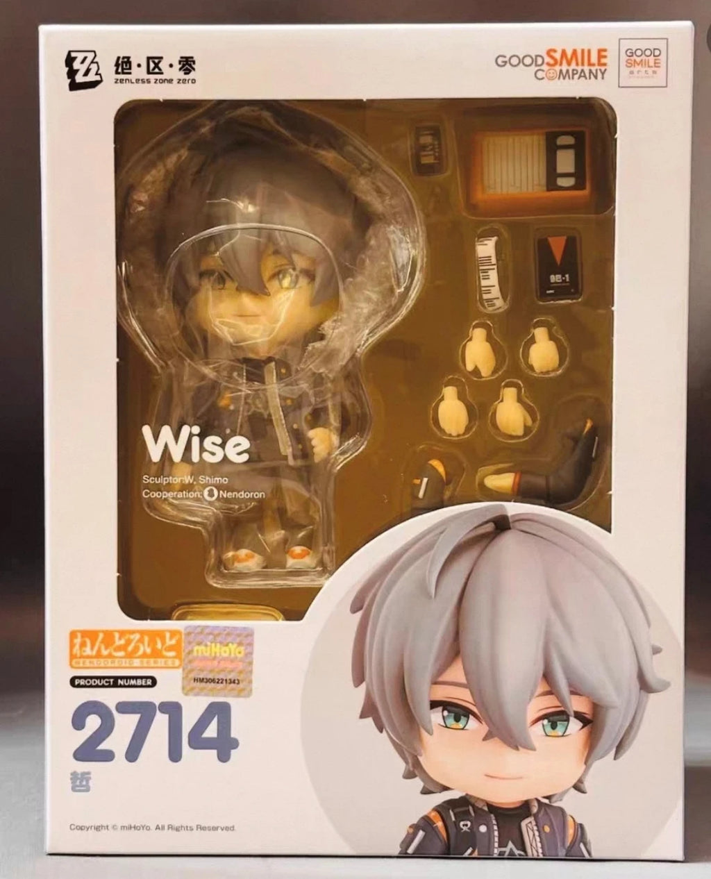 -(In Stock) GSC Nendoron Original # 2714 2713【Zenless Zone Zero】WISE BELLE 2025NEW Animation Figure, Ornaments, Toys